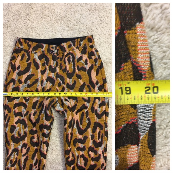 ANTHROPOLOGIE 34N 118W Leopard Trousers - Picture 8 of 8